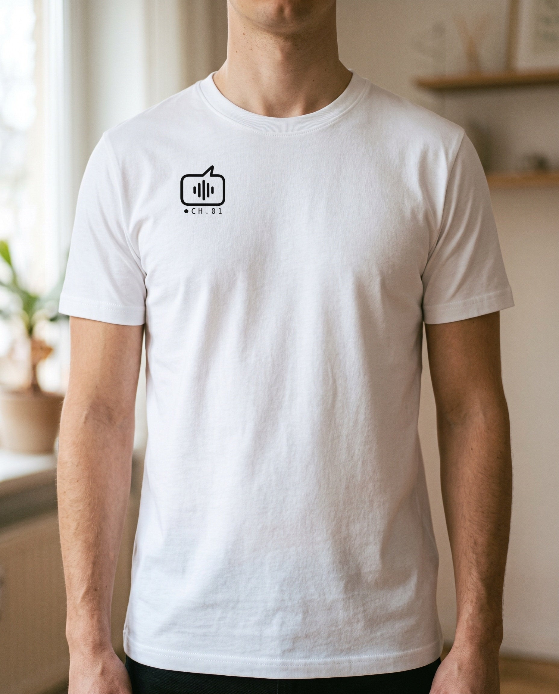 T-shirt Stay Calmo CH.01 — Modello B, Uomo